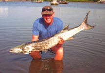 UK Angler Simon with 19lb Barracuda