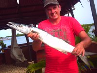 Barracuda caught on Cape Point Reef