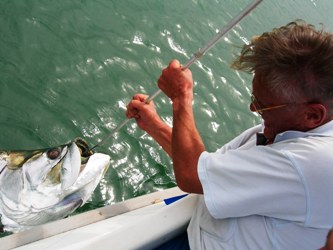 Sjoerd Beugelink with his 200lb Tarpon