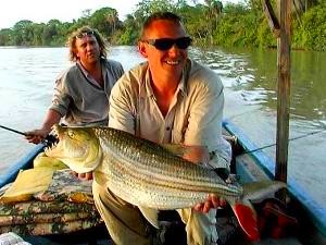 Mark Longster & Bill with Tigerfish