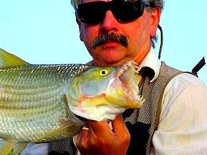 Angler Chris Broad & his Tigerfish