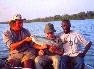Mark Longster, Cpt. Bala Moses and Junior Angler